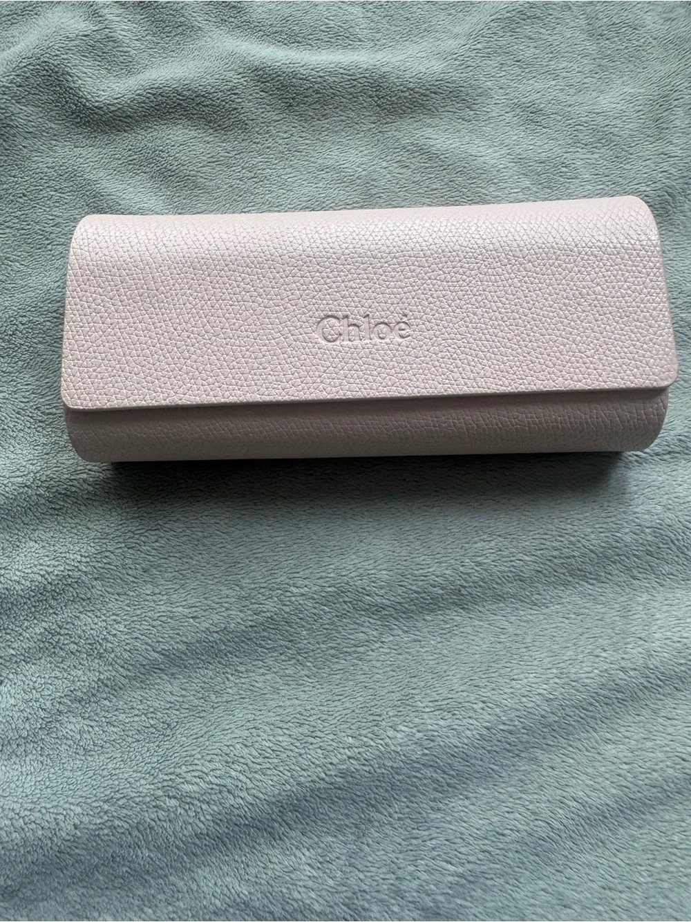 Cream Leather Eyewear Case